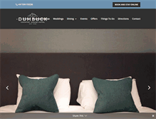 Tablet Screenshot of dumbuckhousehotel.com